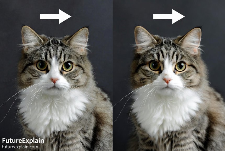 Comparison of forward and reverse diffusion processes in image generation