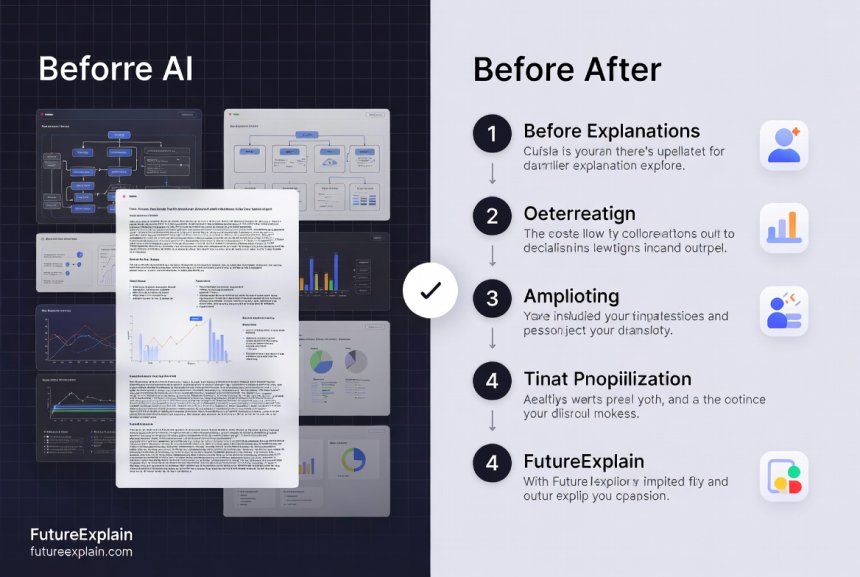 Comparison between technical AI documentation and beginner-friendly tutorial format