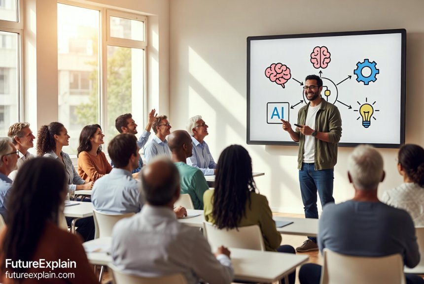 Creating Tutorials: Teaching Non-Technical Users About AI