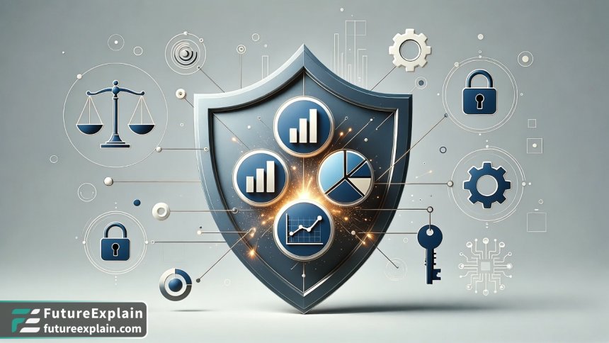 Shield representing ethical AI practices