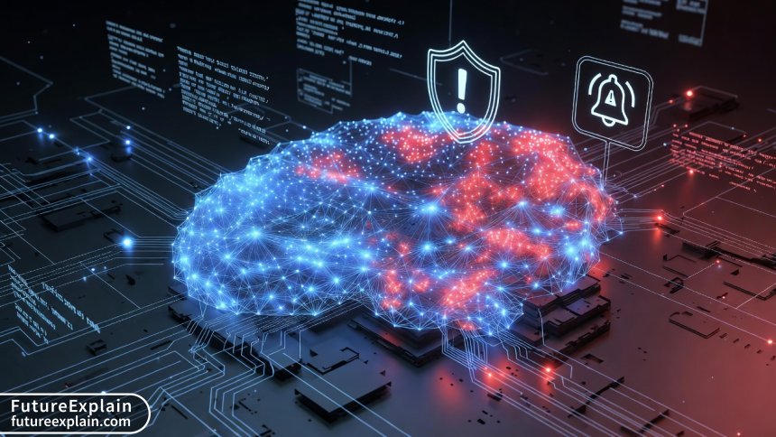 AI fraud detection system visualizing transaction patterns and identifying suspicious activity in real-time