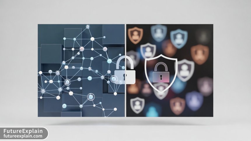 Comparison diagram showing traditional vs privacy-preserving embedding approaches