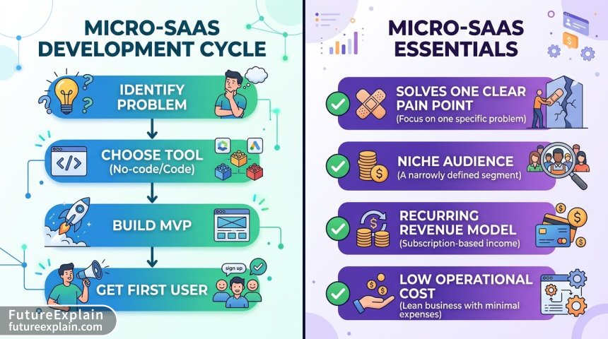 An infographic comparing three paths to monetize AI: Services, Courses, and Micro-SaaS.