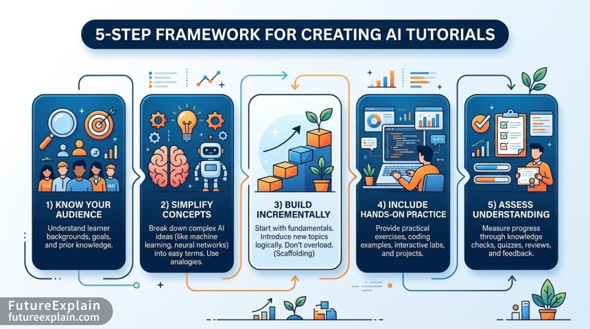 Visual comparison of different learning paths for AI education tailored to various learning styles